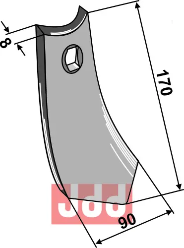 Harvspiss 170x90x8 - JDD Utstyr