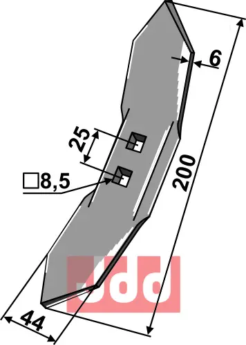 Harvspiss 200x44x6 - K28 - JDD Utstyr