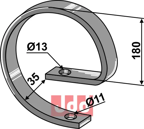 Overdel - 32x10 - JDD Utstyr