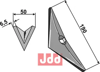 Harvspiss 190x50x6,5mm