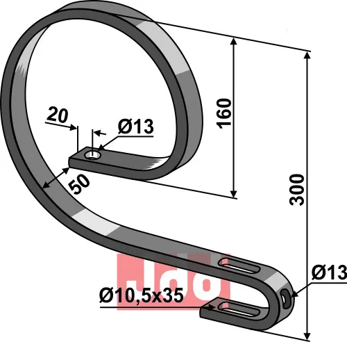 Overdel - 32x12 - JDD Utstyr