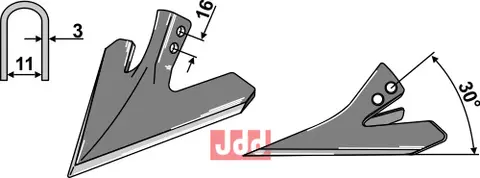 G&#229;sefot-skj&#230;r 160mm Einb&#246;ck/Schmotzer
