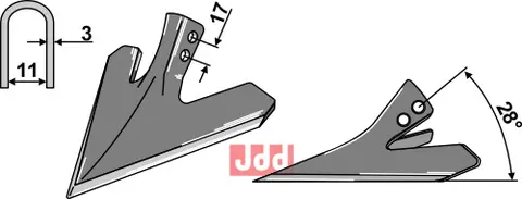 G&#229;sefot-skj&#230;r 160mm Rau/Heywang