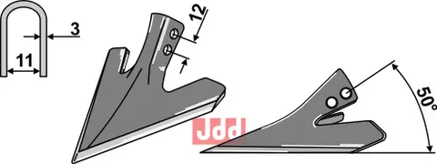 G&#229;sefot-skj&#230;r 120mm Fendt/Stoll