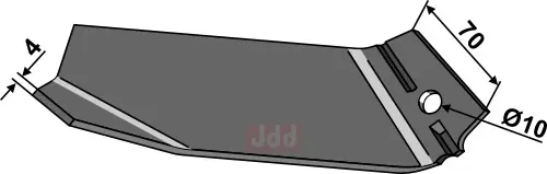 Hyppeplogskjær 210mm - høyre - JDD Utstyr