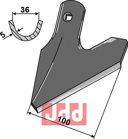 Jointer 100mm til Hatzenbichler 100mm, 5mm tykkelse, 42°
