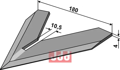 G&#229;sefot-skj&#230;r 180mm Steketee