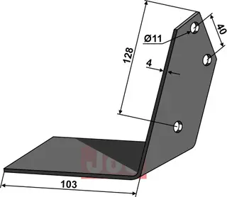 Skrå vinge deler Venstre, spesifikasjoner ukjent