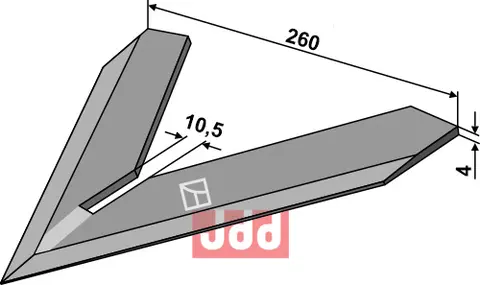 G&#229;sefot-skj&#230;r 260mm Steketee