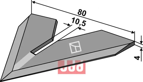 G&#229;sefot-skj&#230;r 80mm Steketee