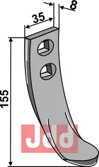 Marsk-Stig skjær 155x8 mm (Forår) Rabe