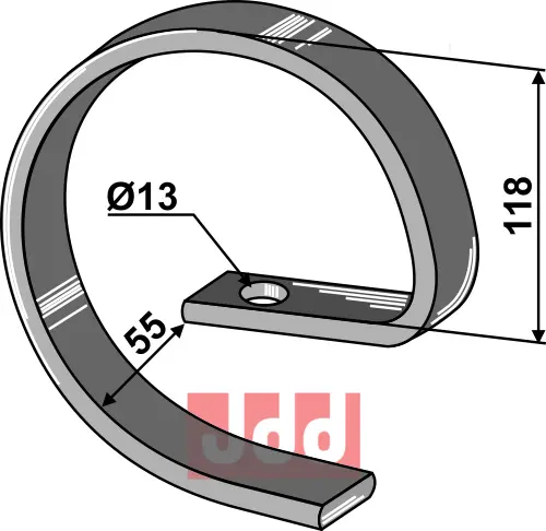 Overdel 32x10 - JDD Utstyr