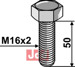 Bolt M16x2x50 - 8.8