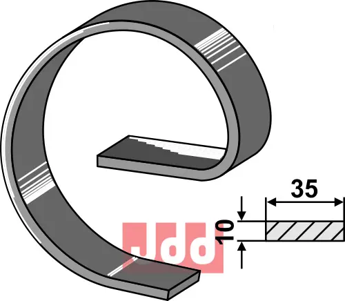 Overdel 35x10 - Marsk Stig - JDD Utstyr