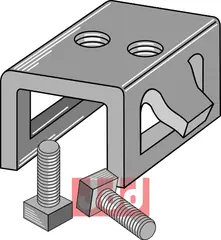 Monteringsbeslag med bolter Marsk-Stig