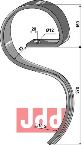 Harrow tine Passer ukjent maskin