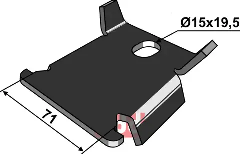 Antirotasjon l&#229;seplate
