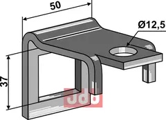 Holder til tand 32 x 12 &amp; overdel 32 x 10