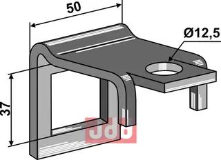 Holder til tand 32 x 12 & overdel 32 x 10