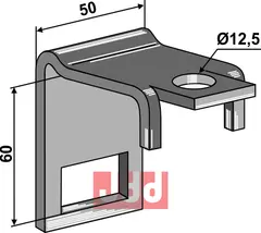 Holder til tand 32 x 10