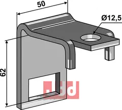 Holder til tand 32 x 12