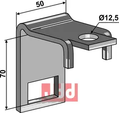 Holder til tand 32 x 10 & overdel 32 x 10