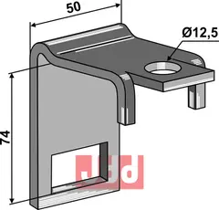 Holder til tand 32 x 12 & overdel 32 x 10