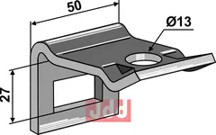 Holder til tand 32 x 12