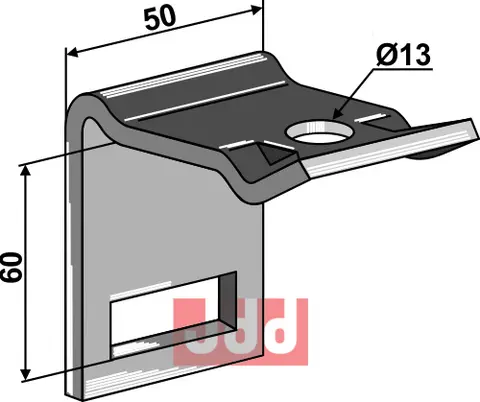 Holder til tand 32 x 10