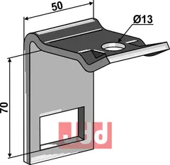 Holder til tand 32 x 10 & overdel 32 x 10