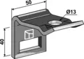Holder til tind 50x6 hull 13