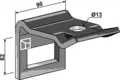 Holder til tind 90x10 hull 13