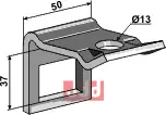 Holder til tand 32 x 12 & overdel 32 x 10