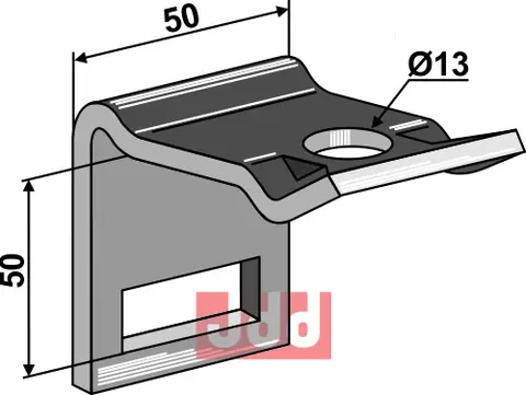 Holder til tand 32 x 10