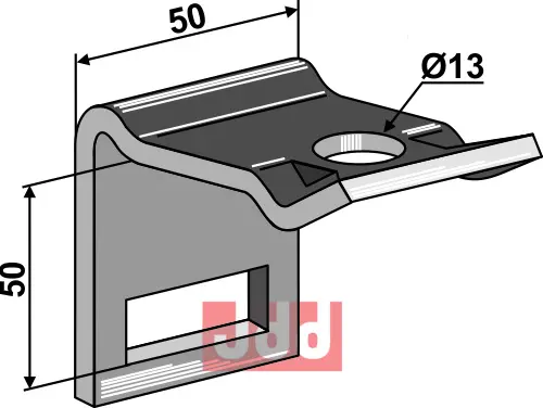 Holder til tand 32 x 10 - JDD Utstyr