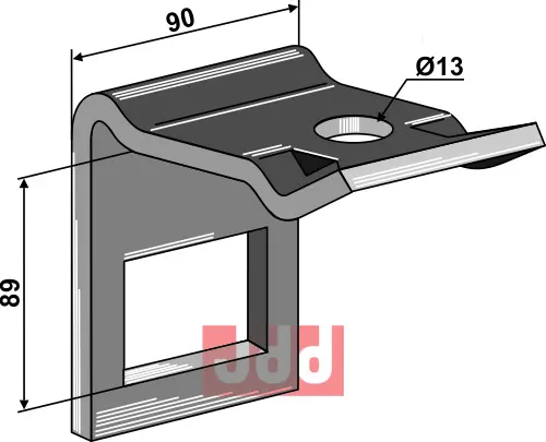 Holder til tand 60 x 10 - JDD Utstyr