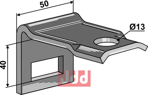 Holder til tand 32 x 10