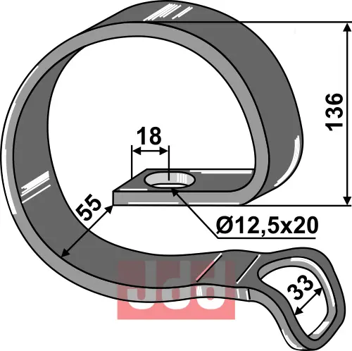 Overdel 32x10 - JDD Utstyr