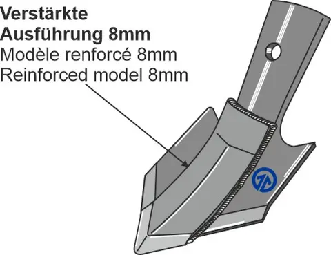Gåsefotskjær hurtigskift 100x6 mm Til Serie 100 und Serie 200