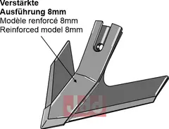 Quick change gåsefodsskjær Bourgault