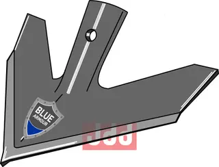 Quick change gåsefodsskjær  280x8mm Bourgault/Kverneland