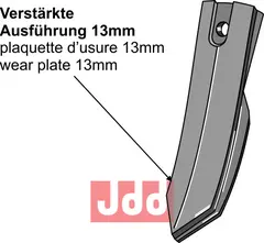 Quick change skjær 50x6mm Bourgault