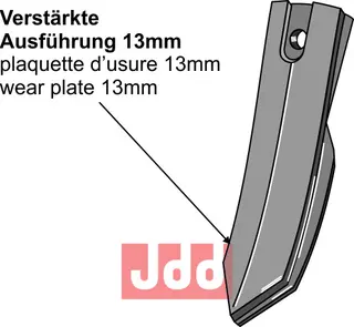 Quick change skjær 50x6mm Bourgault