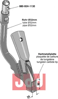 Quick change Spiss - 25mm Bourgault