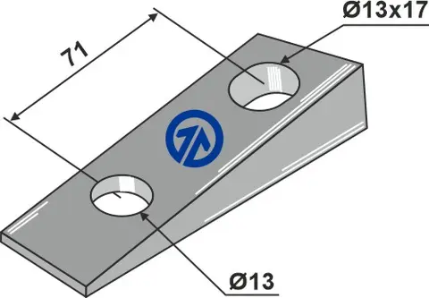 10° kile - SERIE 200 hull 13 - 13x17, avst. 71