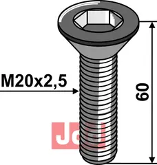 Umbracobolt M20x2,5x60 - 10.9 u. Mutter