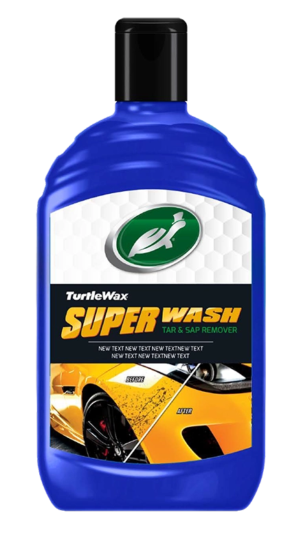 Turtle Wax Super Wash Supervask 500ml Alt-i-ett rengjøringsmiddel for bilen
