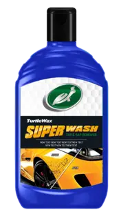 Turtle Wax Super Wash Supervask 500ml Alt-i-ett rengjøringsmiddel for bilen