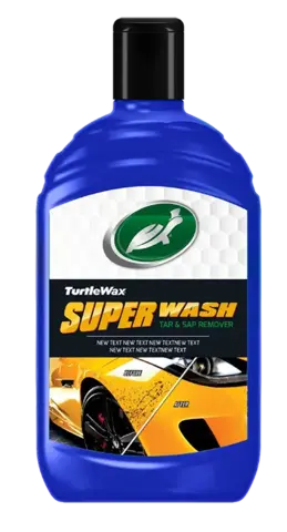 Turtle Wax Super Wash Supervask 500ml Alt-i-ett rengjøringsmiddel for bilen