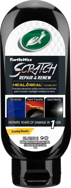 Turtle Wax Scratch Repair & Renew Ripefjerner for hånd 200g 